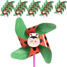 minhwashop 昆蟲風車製作組 UDPPP0931, 20個, 瓢蟲