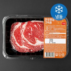 꿀맛나는세상 한우 등심 2등급 구이용 (냉동), 500g, 1개