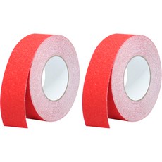 Mr Market Stairs 防滑防滑膠帶 5cm x 15m 紅色, 2個