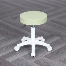 도리퍼니처 아듀 바퀴 의자, 02 화이트 올리브, 1개