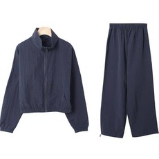 캐리오 루즈핏 스트링 밴딩 와이드 팬츠 + 상의 세트 cpset2493k31