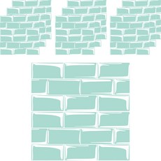 P31 簡約粉彩磁磚壁貼 09 10入, 薄荷綠