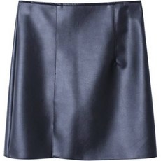 린다샵 베이터 앞트임 페이크레더 미니 스커트 cpsk5214k31