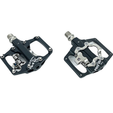 Touch Bike Shimano相容 MTB 一般卡踏平面踏板 左右一組, 1套, 黑色