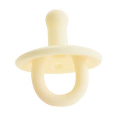 Motherworks 韓國製造 新生兒全矽膠安撫奶嘴, 奶油色, 0~36個月, 1個