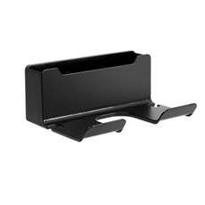 헨센 다용도 멀티수납형 드라이기 거치대, 블랙, 1개