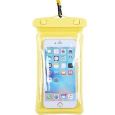 부라덜스 핸드폰 다용도 방수 케이스, 옐로우, 1개