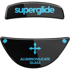 Roccat Kone Pro Kone Pro Air 專用 Superglide 玻璃鼠腳 黑色, 1個