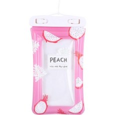Brothers 摩登感性手機防水袋, 粉紅蜜桃, 1個