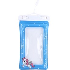 Brothers 摩登感性手機防水袋, 藍色獨角獸, 1個