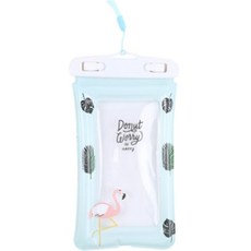 Brothers 摩登感性手機防水袋, 綠色紅鶴, 1個