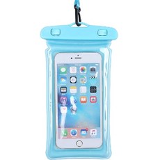 부라덜스 핸드폰 다용도 방수 케이스, 블루, 1개
