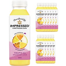 冷壓熱帶水果果汁, 300ml, 12瓶