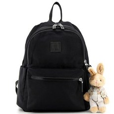 Lulubag 女性弘大後揹包 + 配件組, 黑色