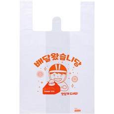 The Pack Company 外送雙翼HD塑膠袋 大, 1個, 100入