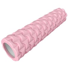 BbeDa 漂亮馬卡龍色系EVA瑜珈滾筒, 粉紅色, 1個
