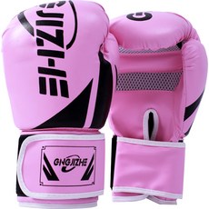 GNGJIZHE 리제트 스파링 복싱글러브 340.194277g, 핑크, 1개