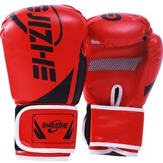 GNGJIZHE 리제트 스파링 복싱글러브 340.194277g, 레드, 1개
