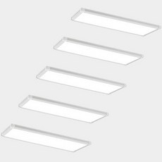 Sigma LED 超薄邊框免鑽孔三星晶片平板燈 630 x 180 mm 25W 5入, 白色(暖白光)