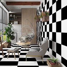 心動市集 簡易DIY廚房 牆壁 浴室 地板 磁磚貼紙 20 5p, 60003 2