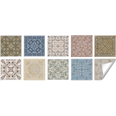 3D防水瓷磚裝飾貼紙 10張入, HT-09