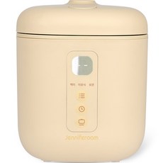 제니퍼룸 마카롱 전기밥솥 1.2L, JR-RC0314BT, 버터