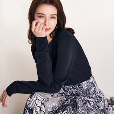 브룬스바자 여성용 Spring 코튼 블랜디드 니트 JH3S603W