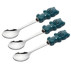 Plara 幼兒貓勺, 綠色, 勺子 3p