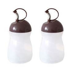 에이엘에스 쌍떼 양념병 간장병 오일병 조미료통 브라운, 180ml, 2개