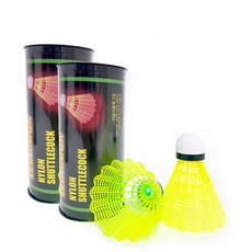 Severo 夜光尼龍羽毛球, 混合顏色, 2入, 2個