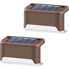 M&T 太陽能 LED 樓梯花園燈欄杆燈 2p, 混色