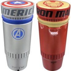 車用家用兩用迷你空氣清淨機 漫威英雄 鋼鐵人 美國隊長 2件組, LFAP-MAV001, LFAP-MAV002, 混合色