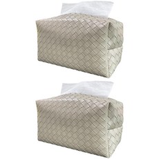 거실 각티슈 휴지 케이스 2p, 화이트