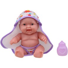 Berenguer No 16822 迷你洗澡遊戲嬰兒娃娃, 浴袍 笑臉