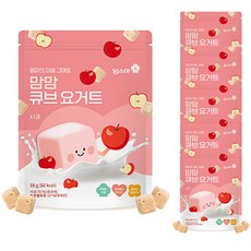 MOMSMI 優格點心塊, 16g, 蘋果口味, 6包