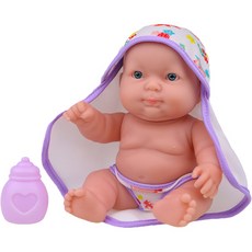 Berenguer 迷你洗澡遊戲嬰兒娃娃 16822, 浴袍 無表情