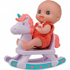Berenguer 仿真 Little Cutesies 迷你培育箱嬰兒娃娃 16912, 獨角獸