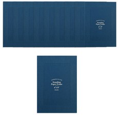 Monolike 頂級直立式紙質相框 10入, 海軍藍, 10個