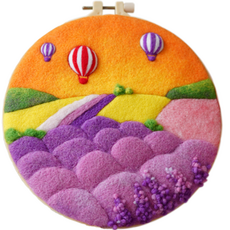 DIY羊毛氈畫框組, 1套, H