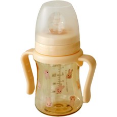 Chez bebe PPSU吸管杯, 象牙白(兔子款), 200ml, 1個