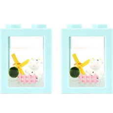 Cow牛塊魚缸套組2, 薄荷綠
