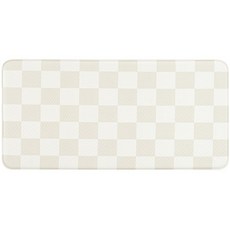 ROOM&HOME 棋盤格雙面廚房地墊, 棋盤+紡織圖案