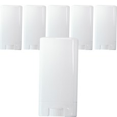 Jian Nature 防曬棒 潤膚膏容器 15g, 6個, 白色