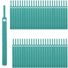 H.Cop 電纜紮帶 Velcro 10 x 130 毫米, 50個, 綠色