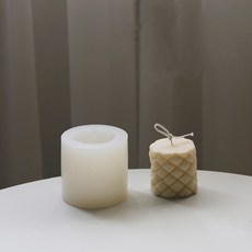 精美手工蠟燭製作矽膠模具 設計7號, 白色(7號)