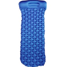 경량 캠핑 배게부착 에어매트, 블루