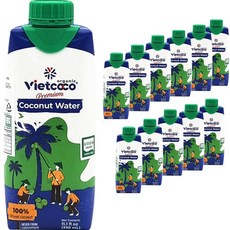 Vietcoco 椰子水, 330ml, 12入
