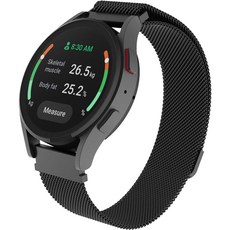 모란카노 스마트워치 밀레니즈 루프 밴드 20mm, 블랙, 1개