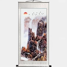 Marketpia 風水運勢畫 捲軸掛式 39 步步高升