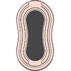 라니마켓 핸드폰 만능 스마트링 거치대, 로즈골드, 1개